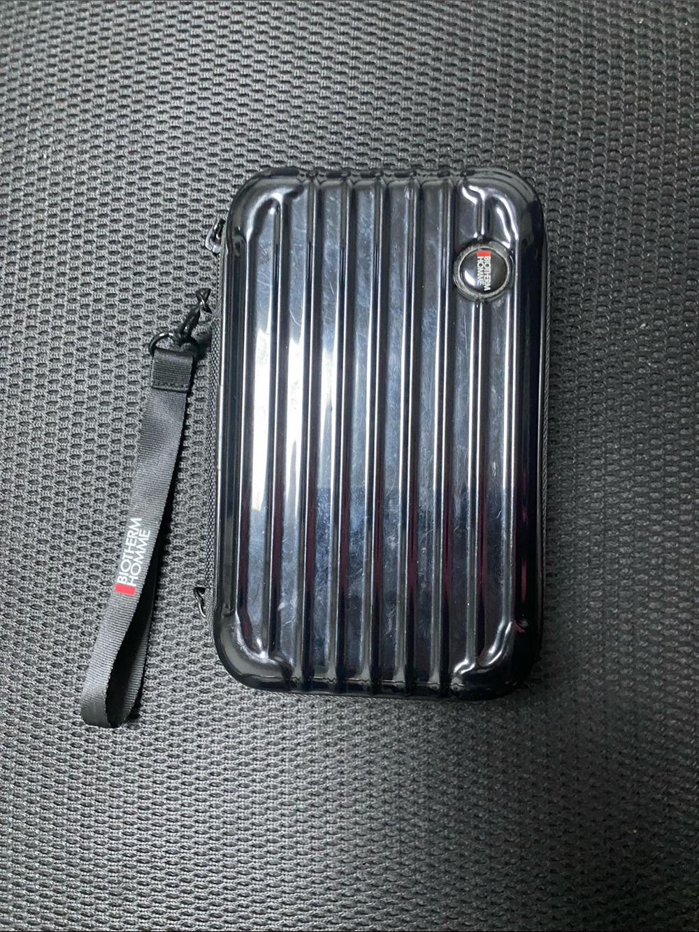 Black Hard-Shell Travel Organizer Case